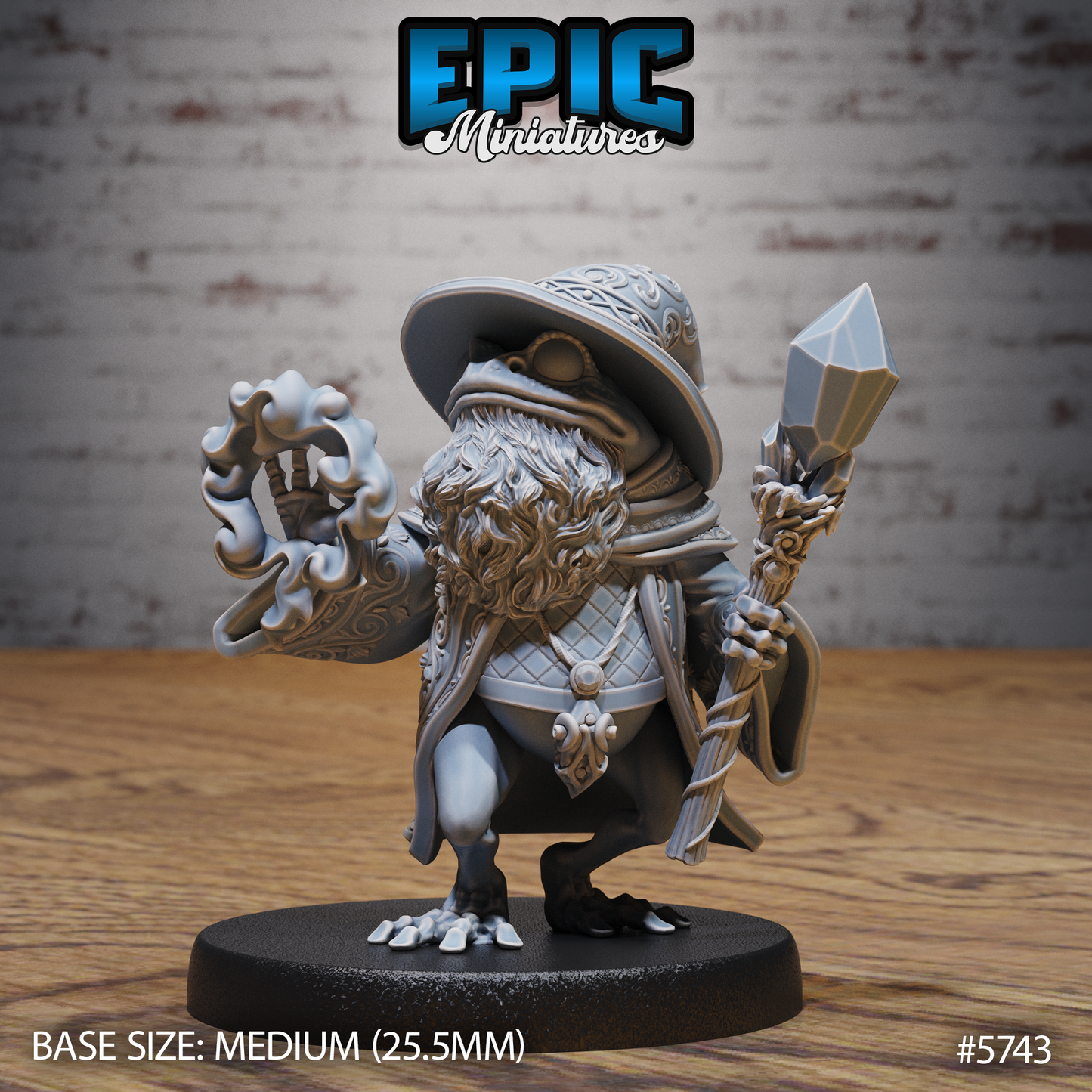 Frog Wizards (3 Variants Available) - Epic Miniatures