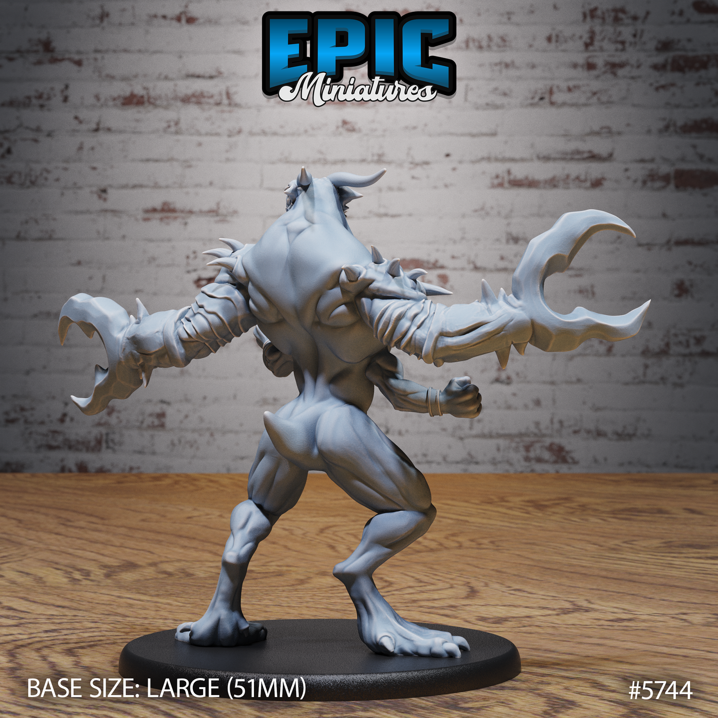 Glabrezu, Classic Crab Demon (3 Variants Available) - Epic Miniatures