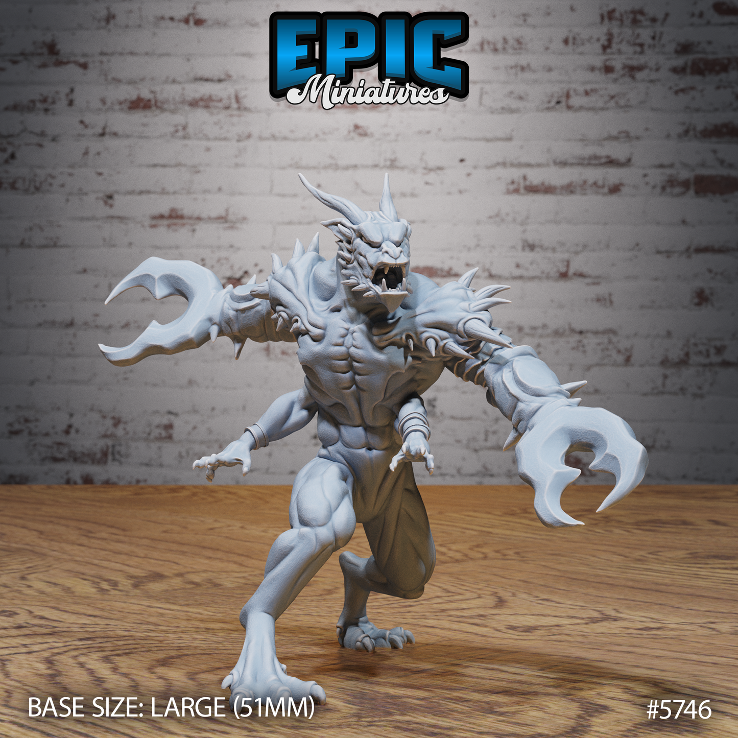 Glabrezu, Classic Crab Demon (3 Variants Available) - Epic Miniatures