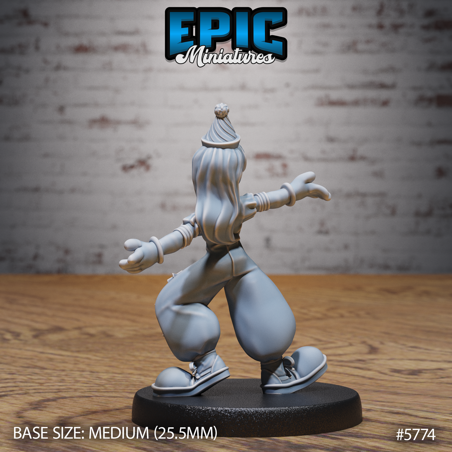 Grand Carnival Clown, Set 1 (3 Variants Available) - Epic Miniatures