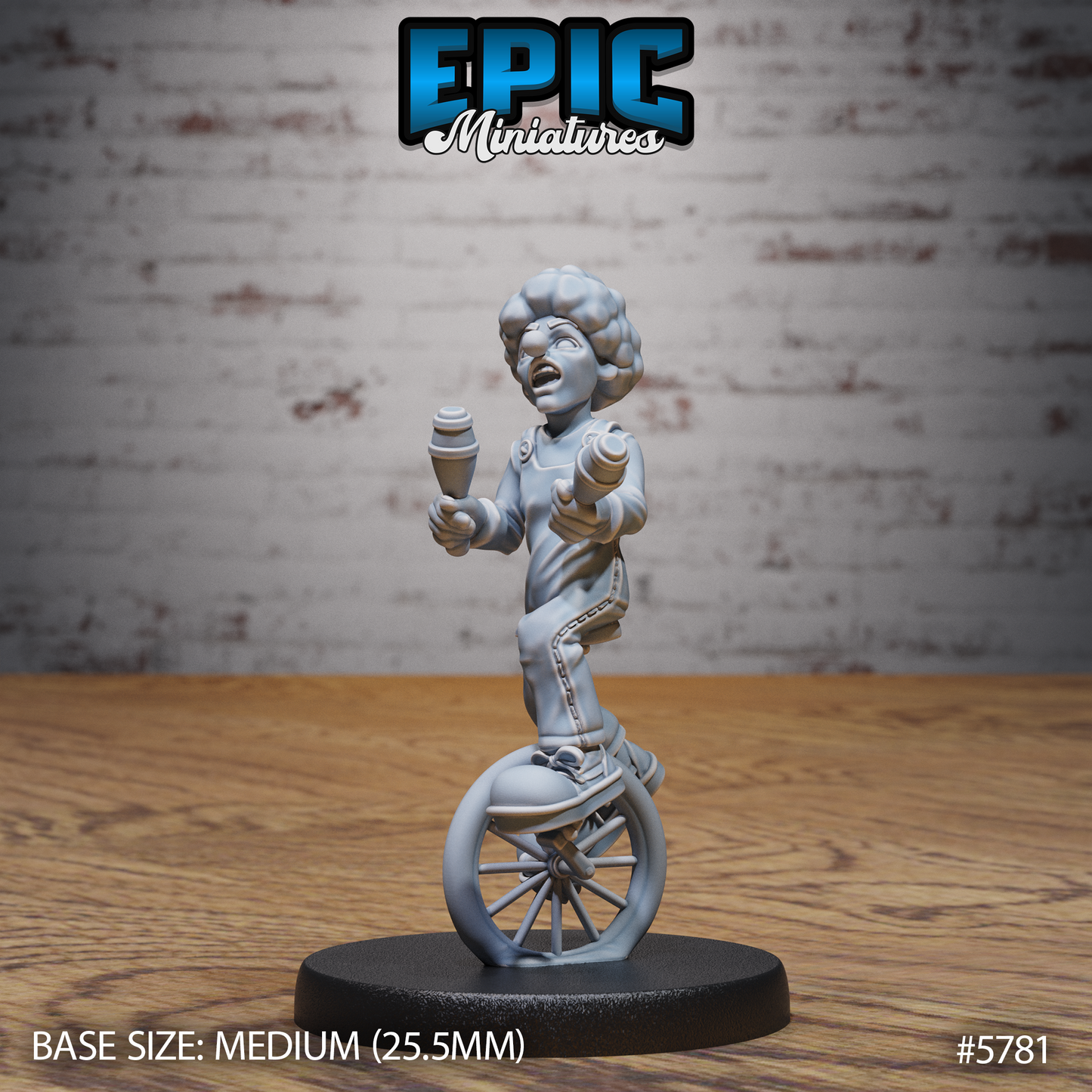 Grand Carnival Clown, Set 3 (4 Variants Available) - Epic Miniatures