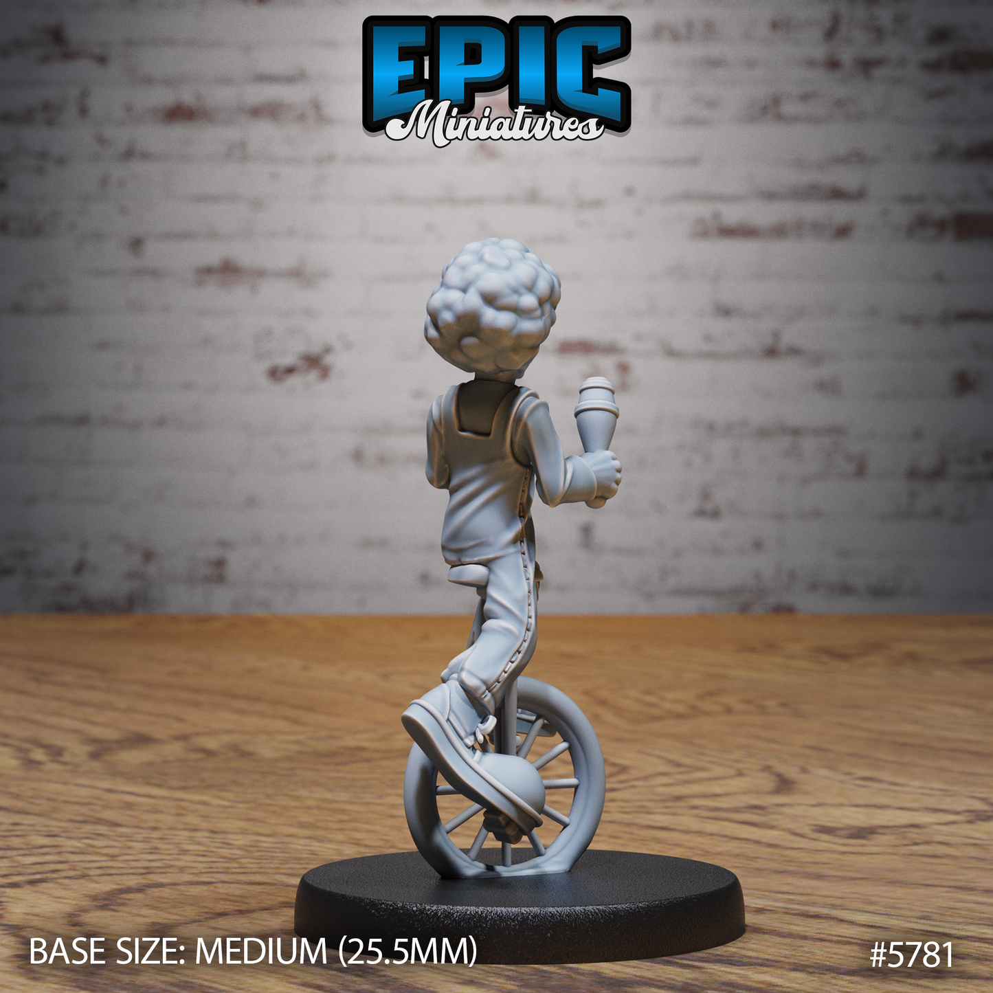 Grand Carnival Clown, Set 3 (4 Variants Available) - Epic Miniatures