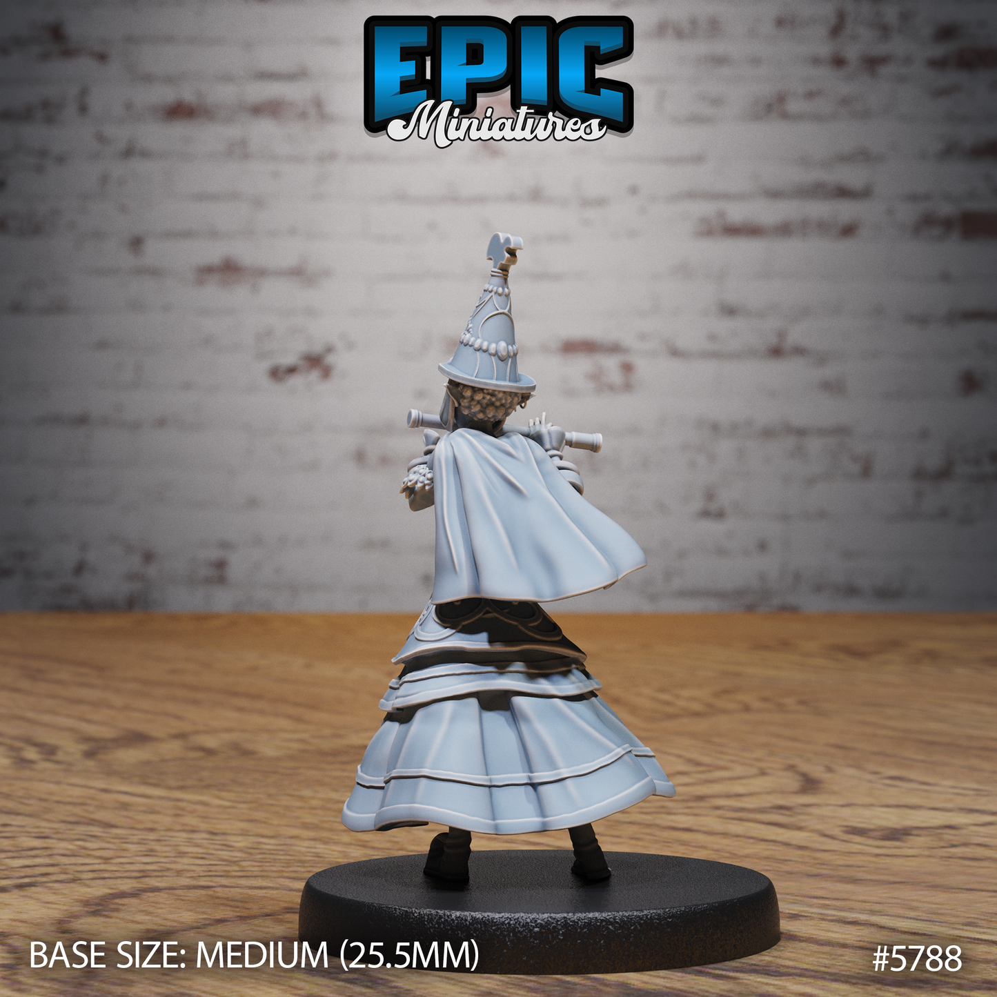 Half-Elf Bard (3 Variants Available) - Epic Miniatures