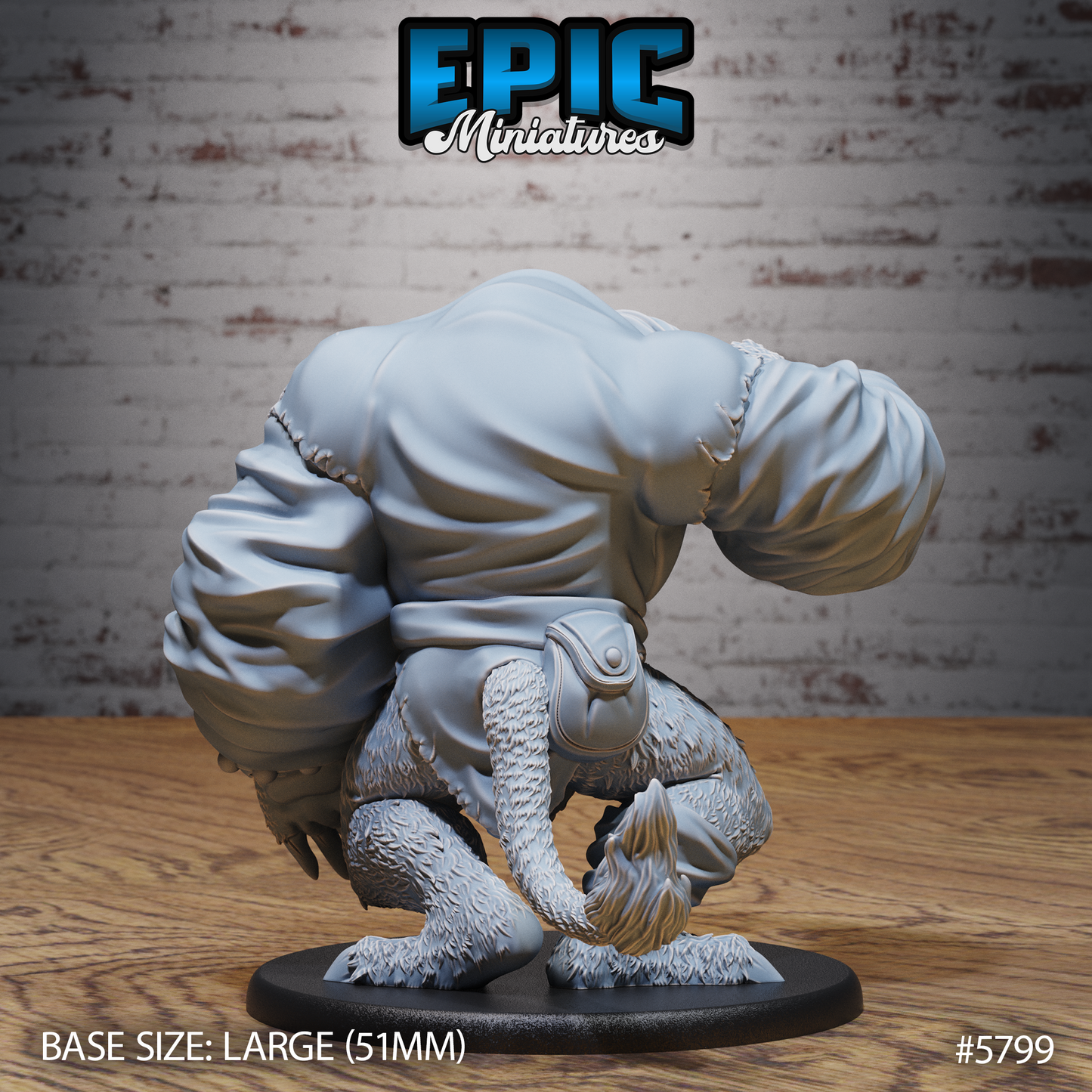 Giant Sloth Nomad (3 Variants Available) - Epic Miniatures