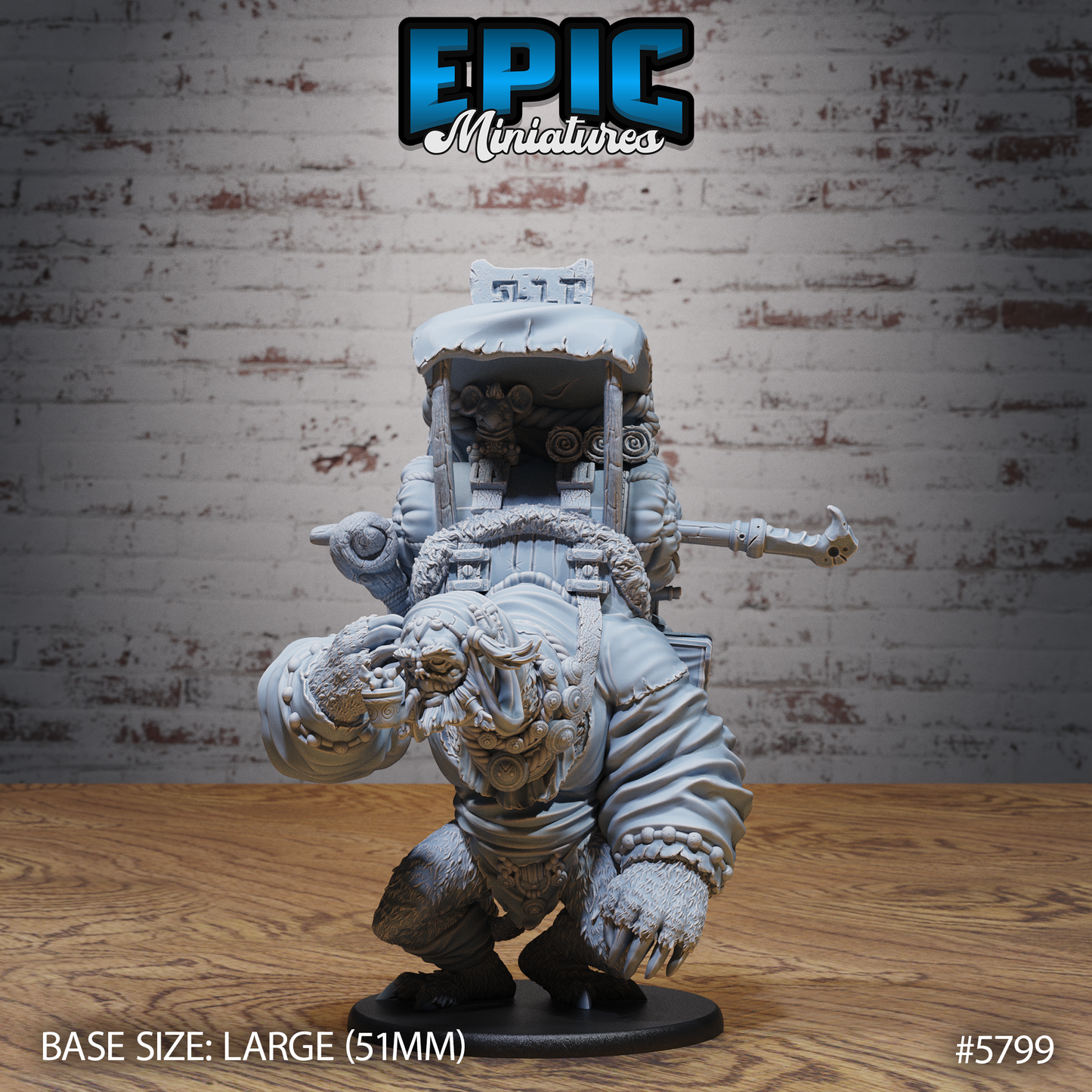 Giant Sloth Nomad - Backpack (3 Variants Available) - Epic Miniatures