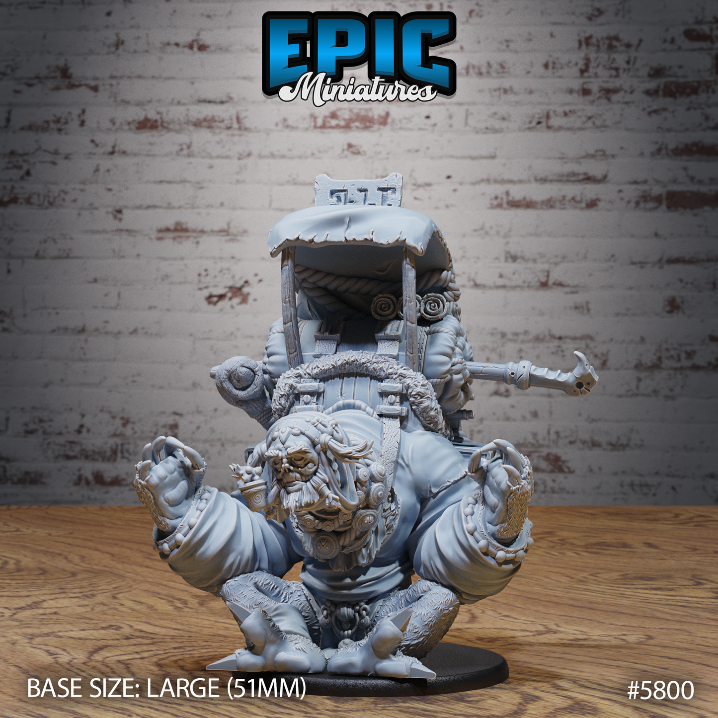 Giant Sloth Nomad - Backpack (3 Variants Available) - Epic Miniatures