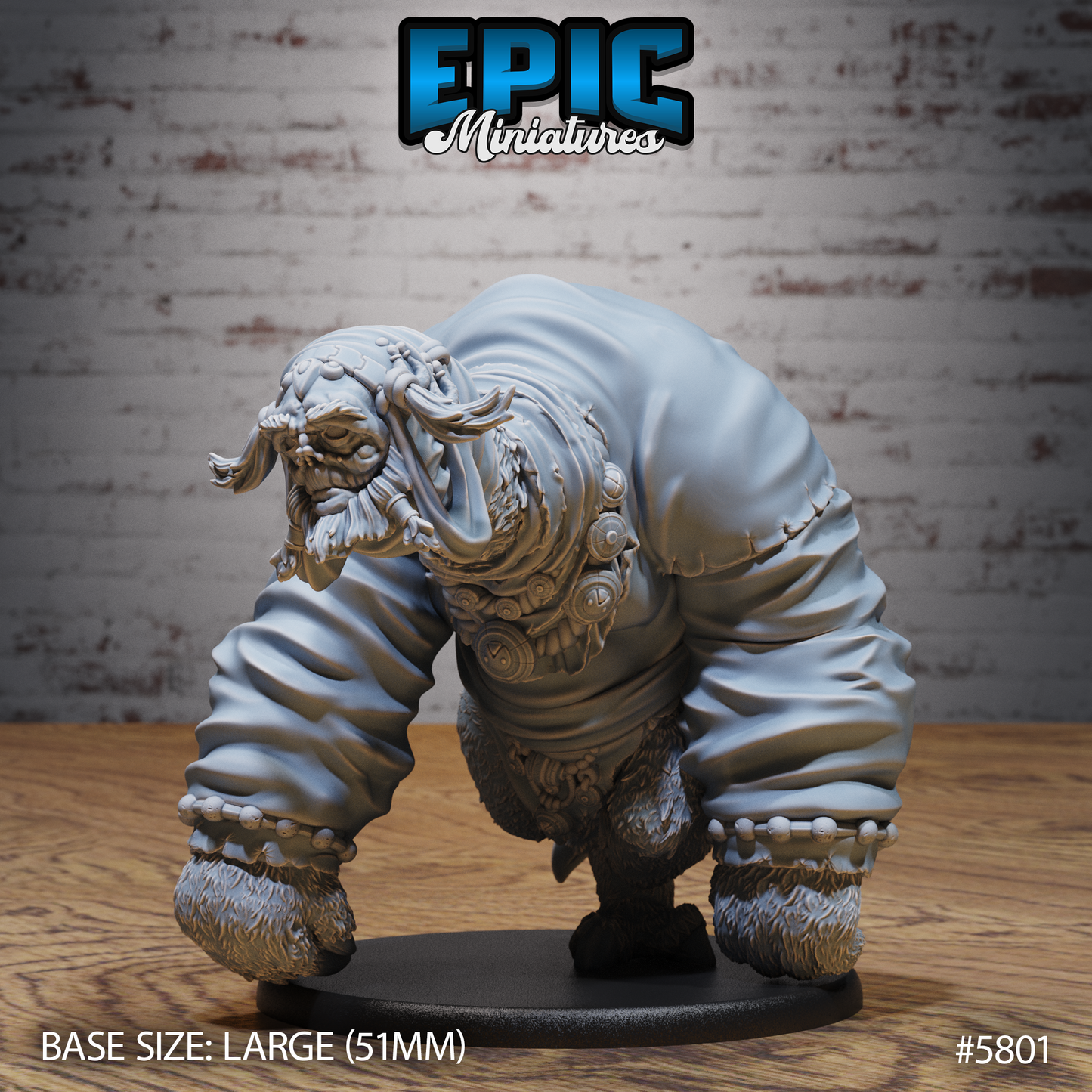 Giant Sloth Nomad (3 Variants Available) - Epic Miniatures