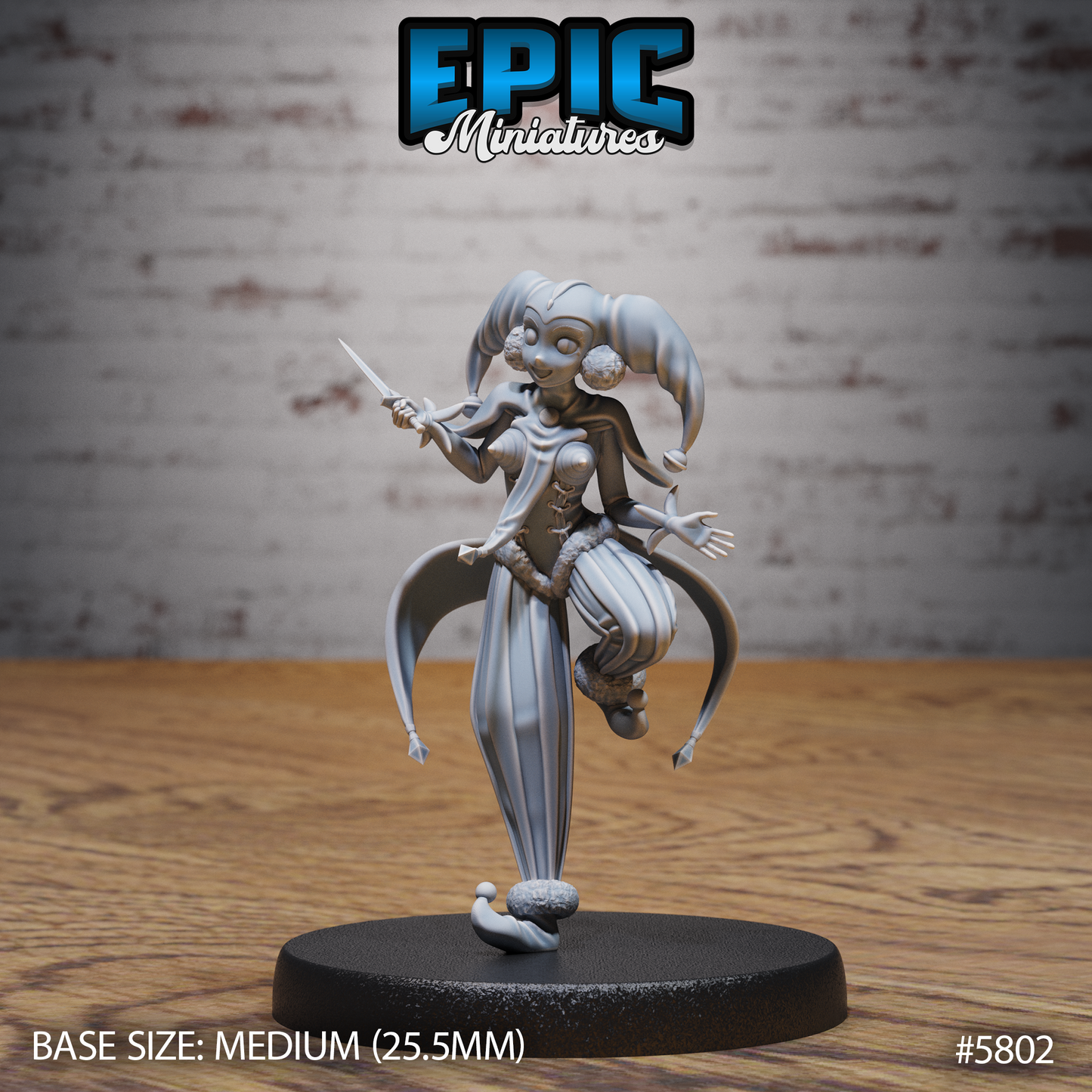 Jester Girl (3 Variants Available) - Epic Miniatures