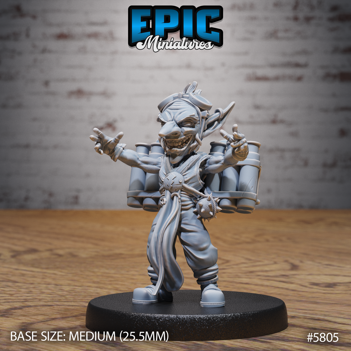 Goblin Tinkerer (2 Variants Available) - Epic Miniatures