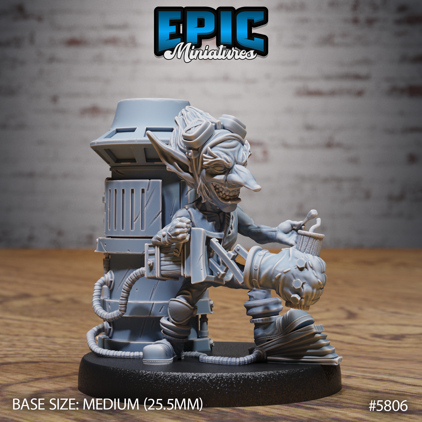Goblin Tinkerer (2 Variants Available) - Epic Miniatures