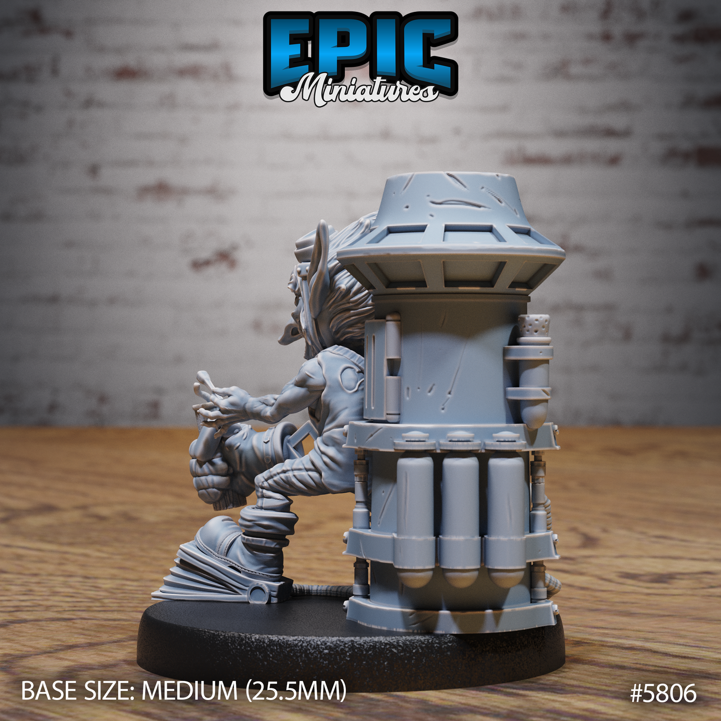 Goblin Tinkerer (2 Variants Available) - Epic Miniatures