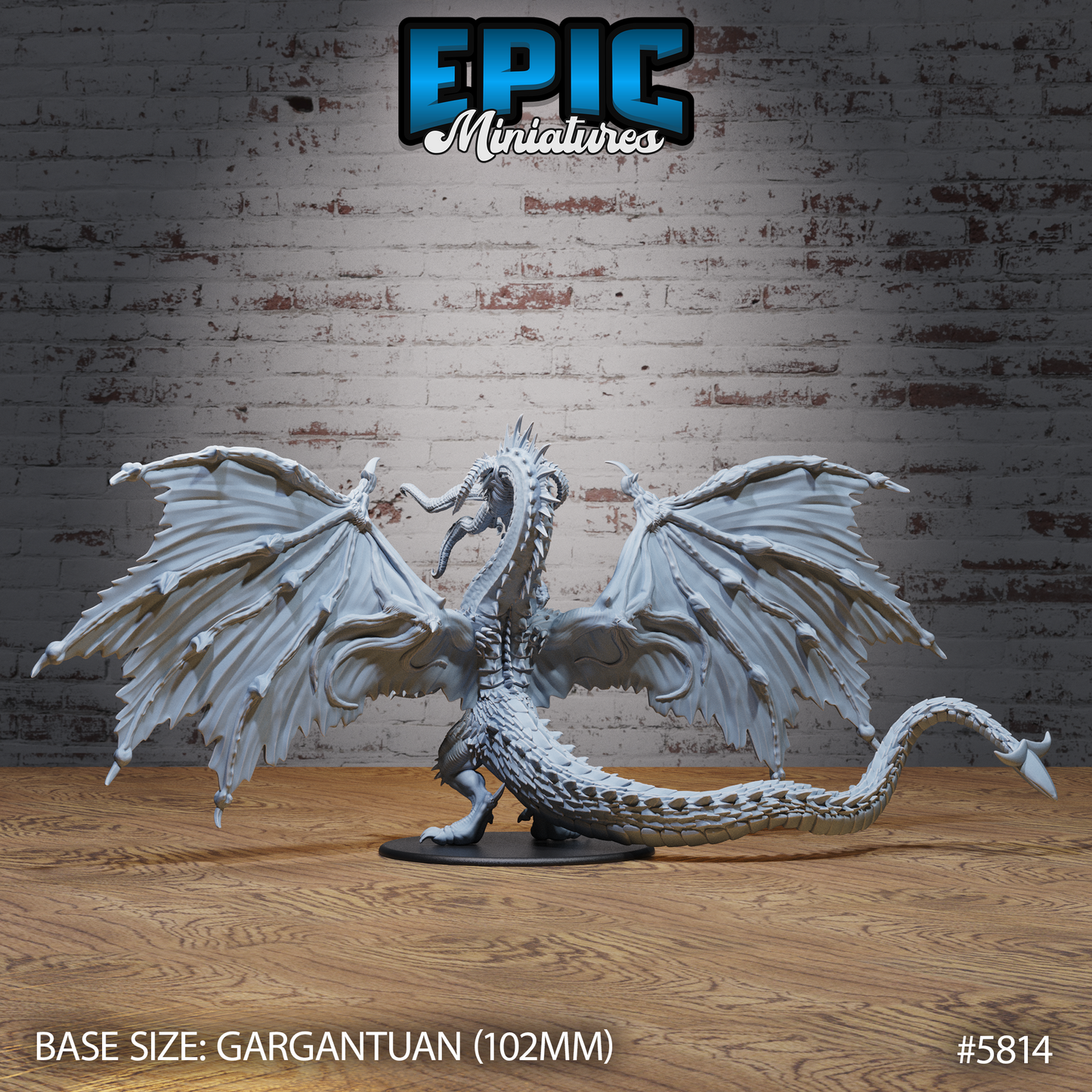 Brainstealer Black Dragon - Epic Miniatures