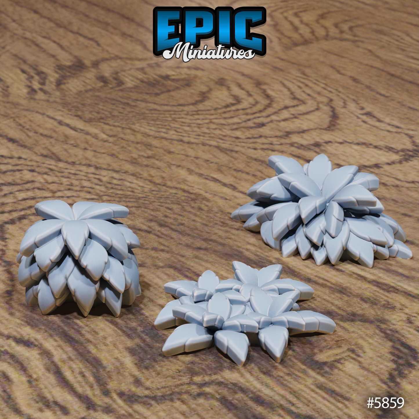 Untamed Jungle, Terrain Scatter Set - Grass (9 Variants Available) - Epic Miniatures