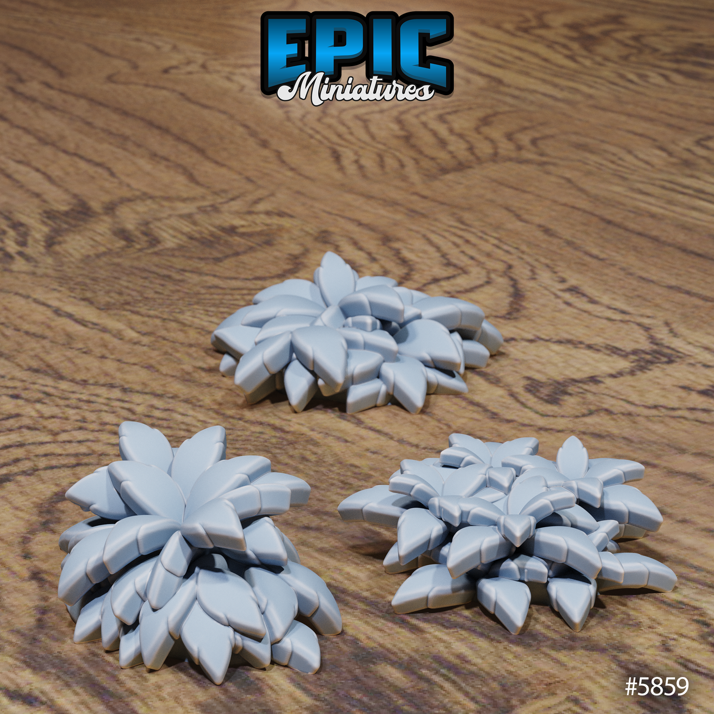 Untamed Jungle, Terrain Scatter Set - Grass (9 Variants Available) - Epic Miniatures