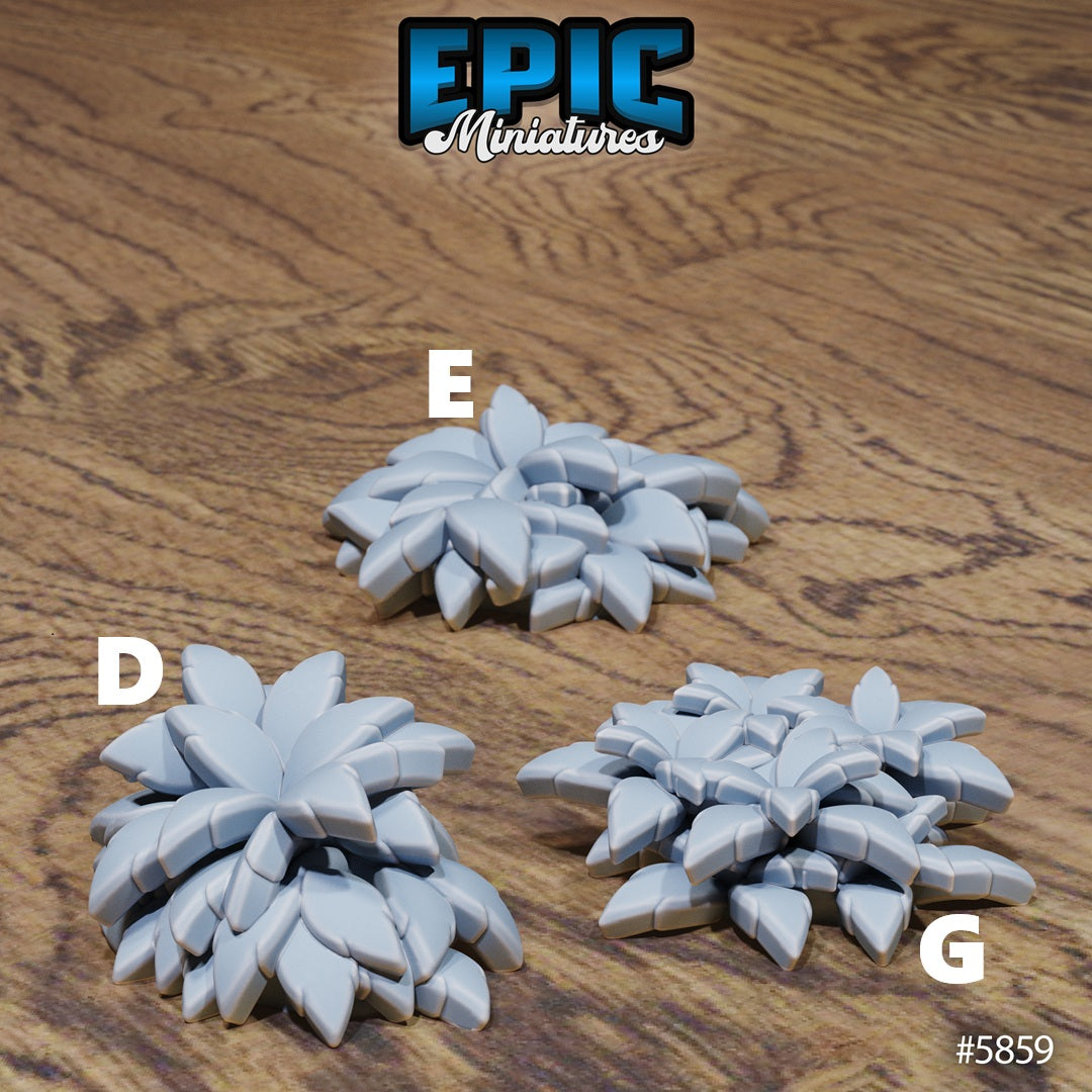 Untamed Jungle, Terrain Scatter Set - Grass (9 Variants Available) - Epic Miniatures