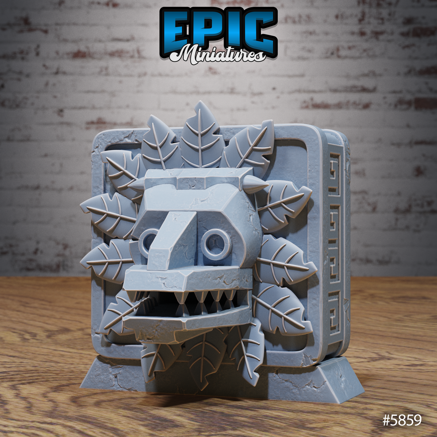 Untamed Jungle, Terrain Scatter Set - Traps, Altars and Chests (8 Variants Available) - Epic Miniatures