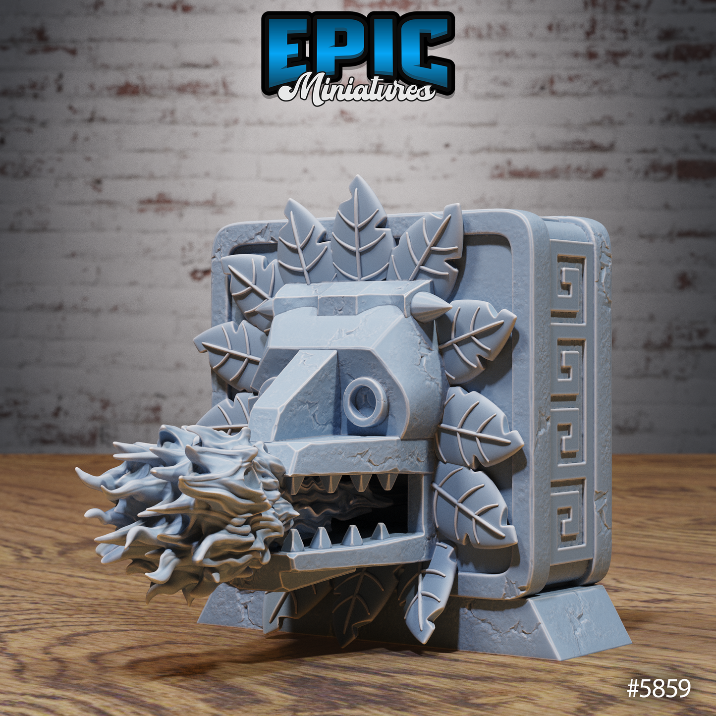 Untamed Jungle, Terrain Scatter Set - Traps, Altars and Chests (8 Variants Available) - Epic Miniatures
