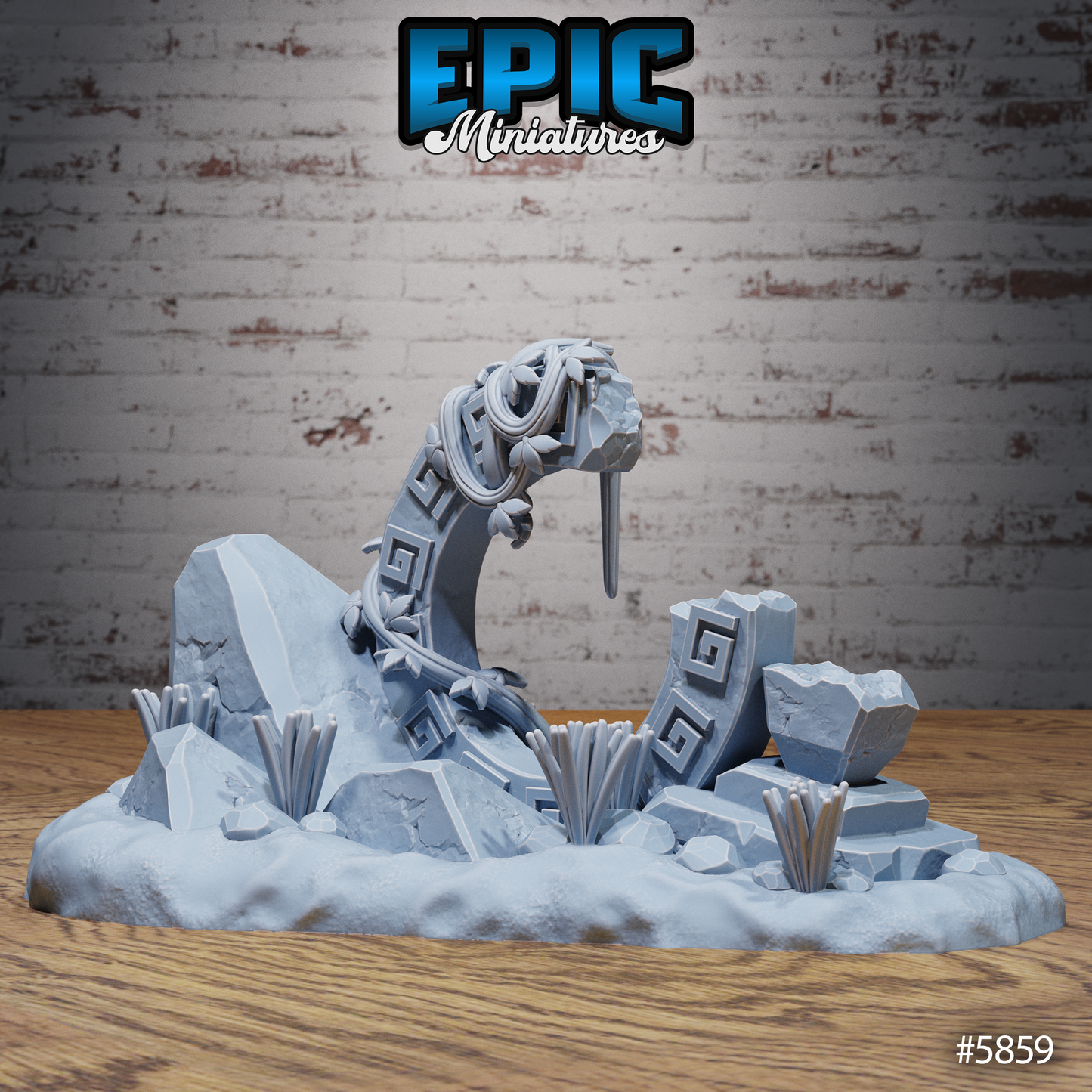 Untamed Jungle, Terrain Scatter Set - Ruins (5 Variants Available) - Epic Miniatures
