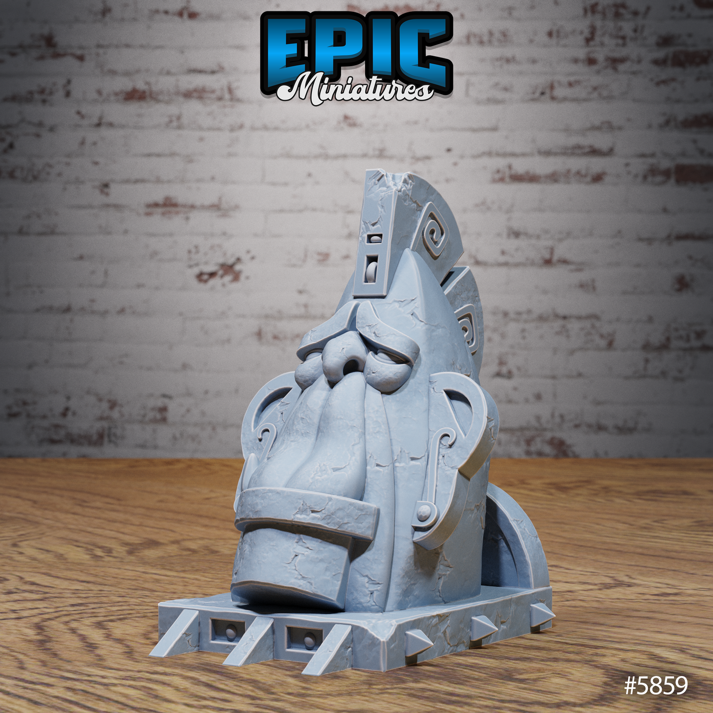 Untamed Jungle, Terrain Scatter Set - Totems and Guard Statues (5 Variants Available) - Epic Miniatures