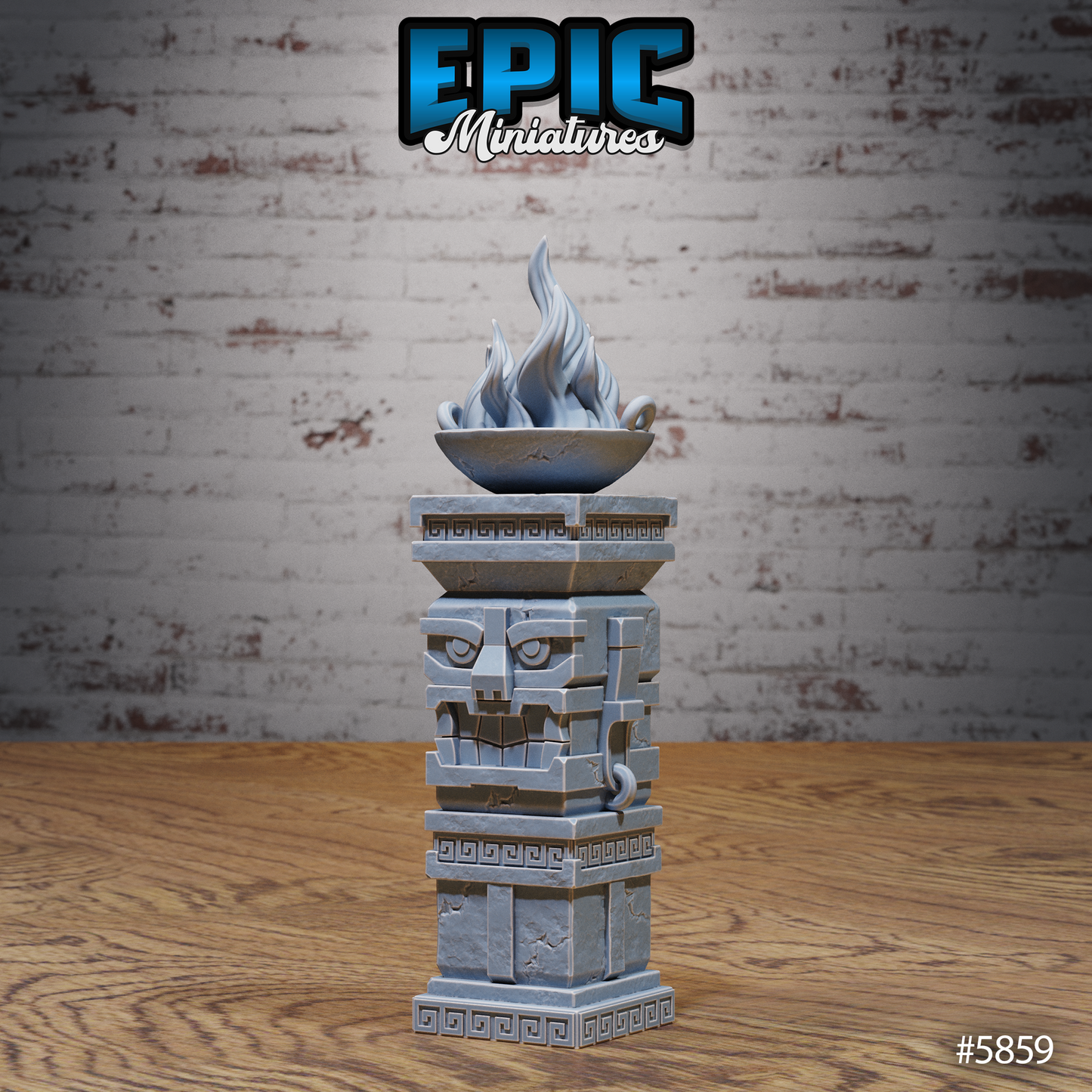 Untamed Jungle, Terrain Scatter Set - Totems and Guard Statues (5 Variants Available) - Epic Miniatures