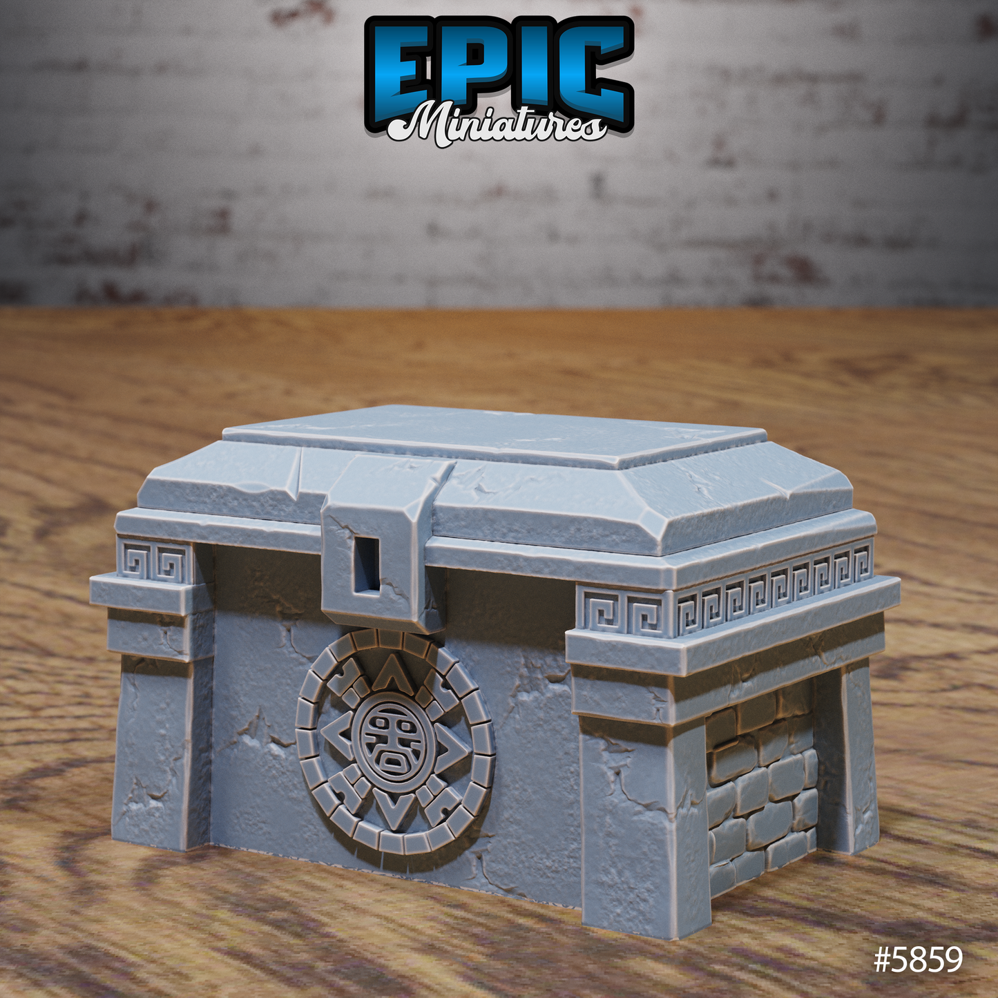 Untamed Jungle, Terrain Scatter Set - Traps, Altars and Chests (8 Variants Available) - Epic Miniatures