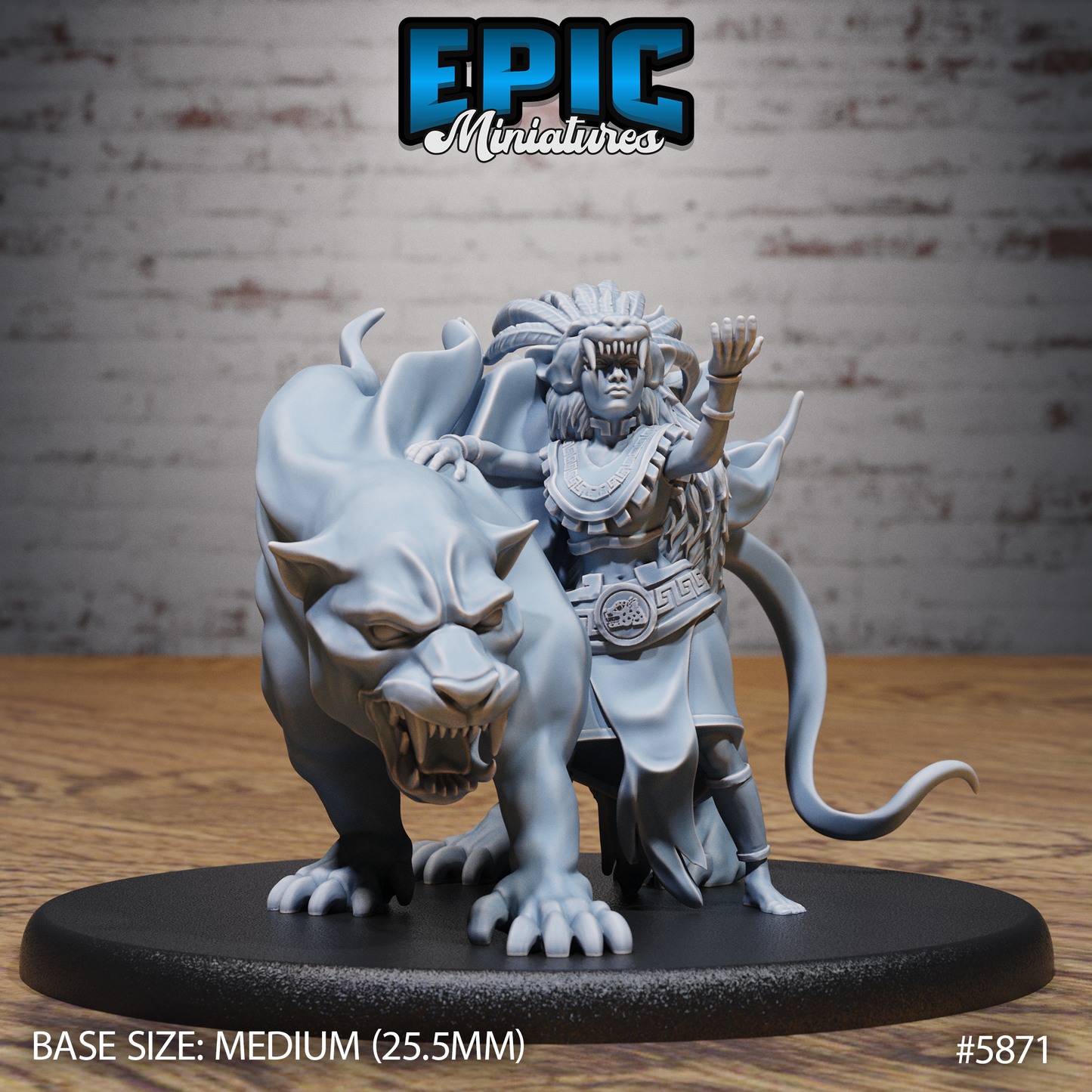 Aztec Tribe, Set 3 (4 Variants Available) - Epic Miniatures