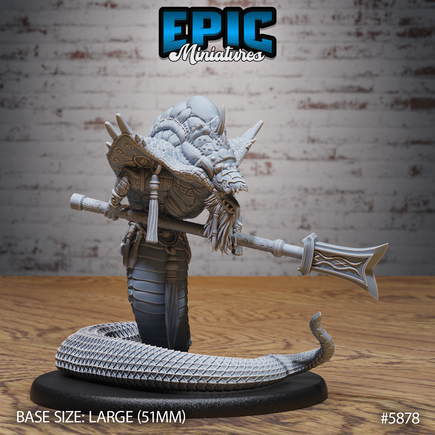 Naga Shaman (3 Variants Available) - Epic Miniatures