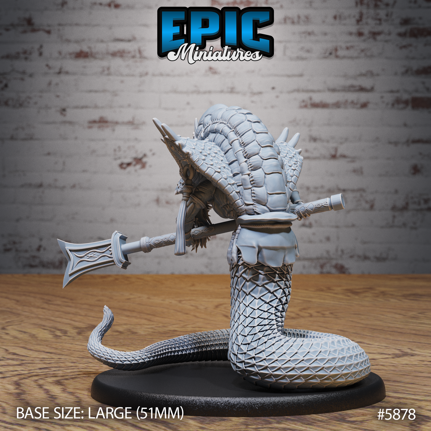 Naga Shaman (3 Variants Available) - Epic Miniatures