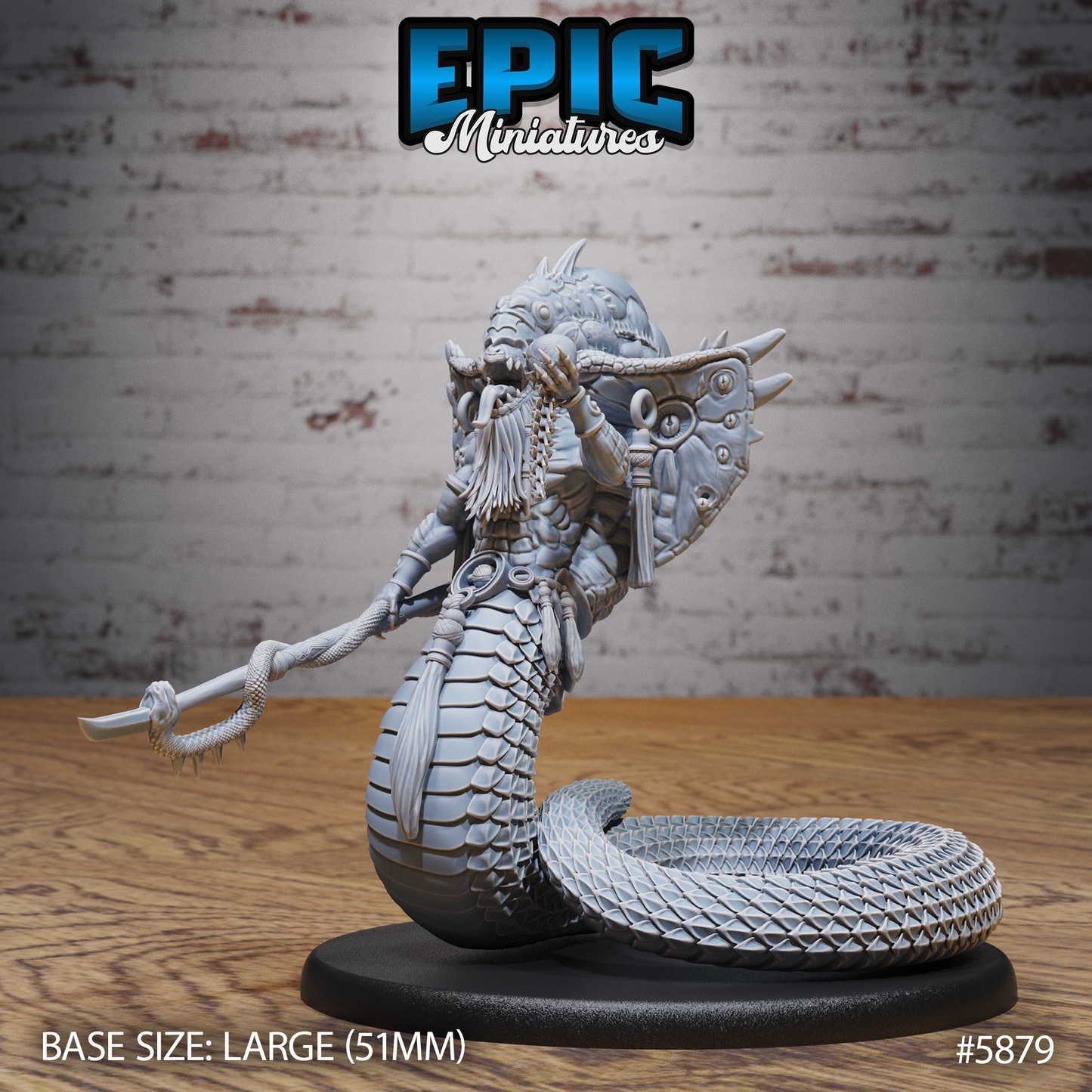 Naga Shaman (3 Variants Available) - Epic Miniatures