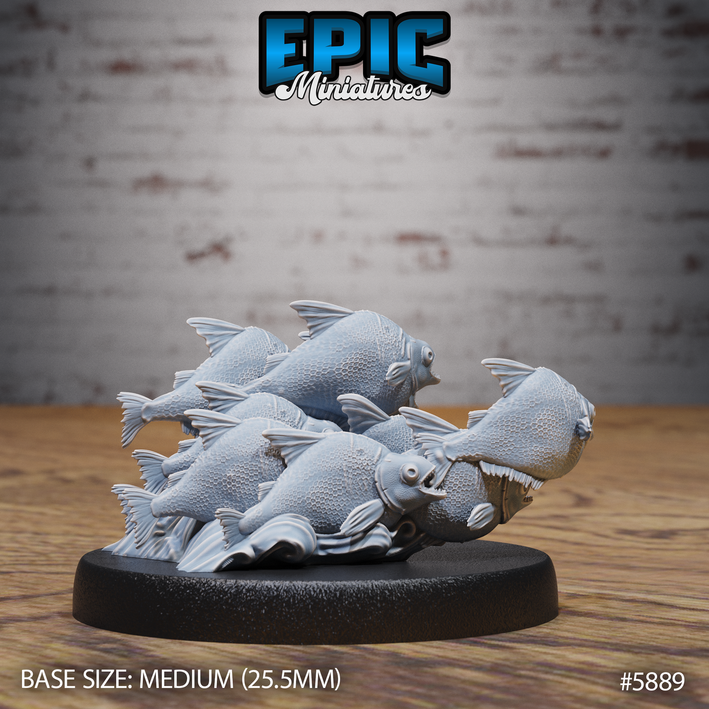 Piranha Swarm (2 Variants Available) - Epic Miniatures