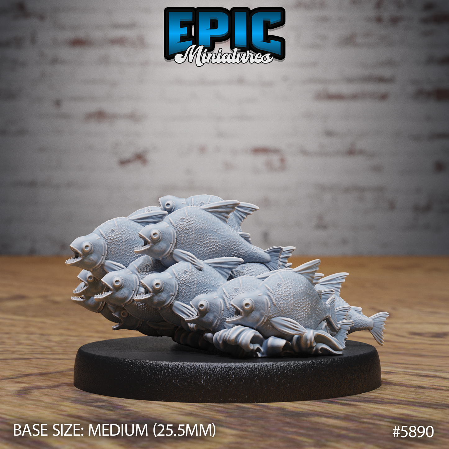 Piranha Swarm (2 Variants Available) - Epic Miniatures