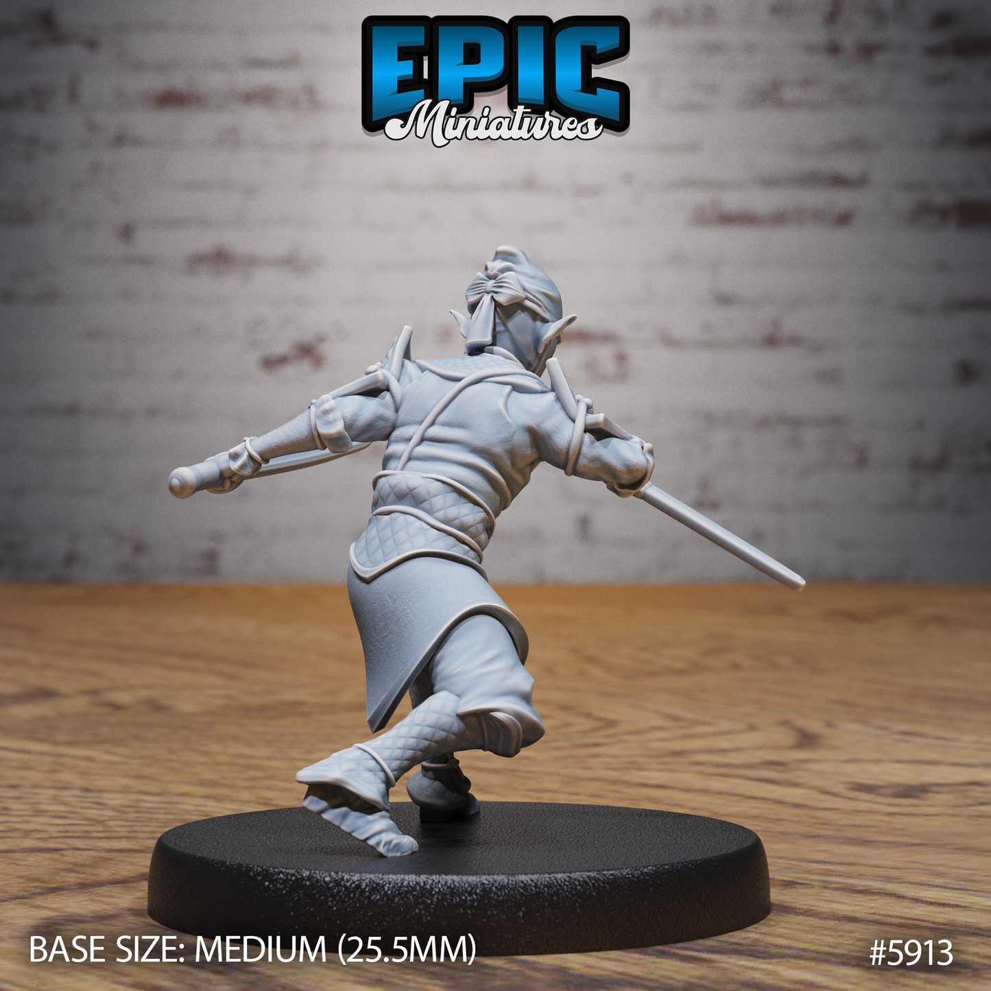Halfling Ninja (3 Variants Available) - Epic Miniatures