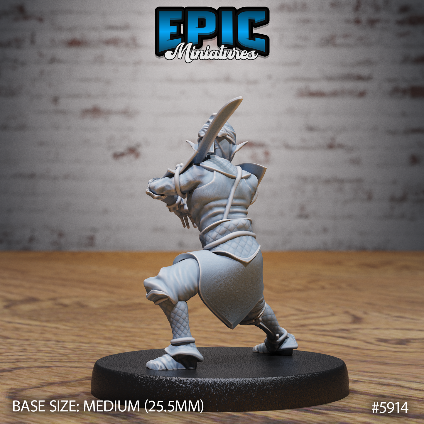 Halfling Ninja (3 Variants Available) - Epic Miniatures