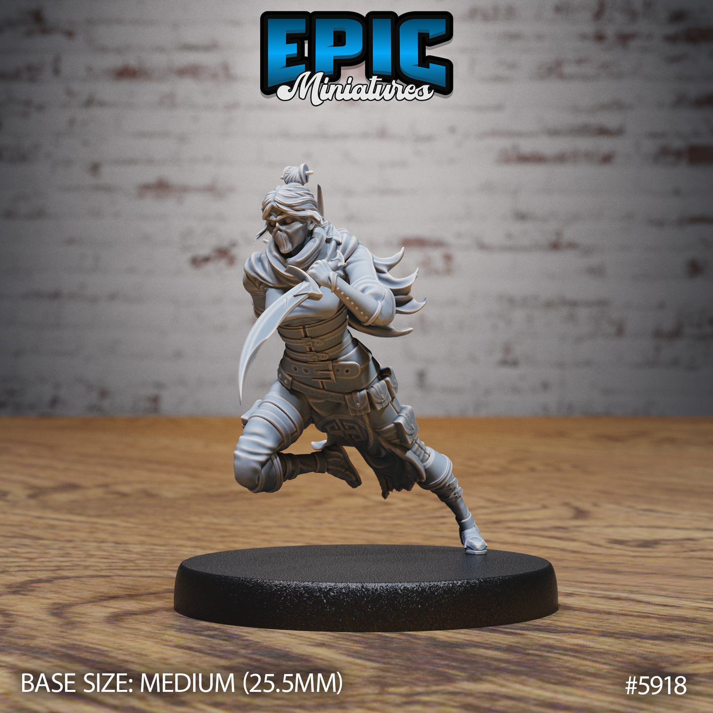 Masked Kunoichi (3 Variants Available) - Epic Miniatures