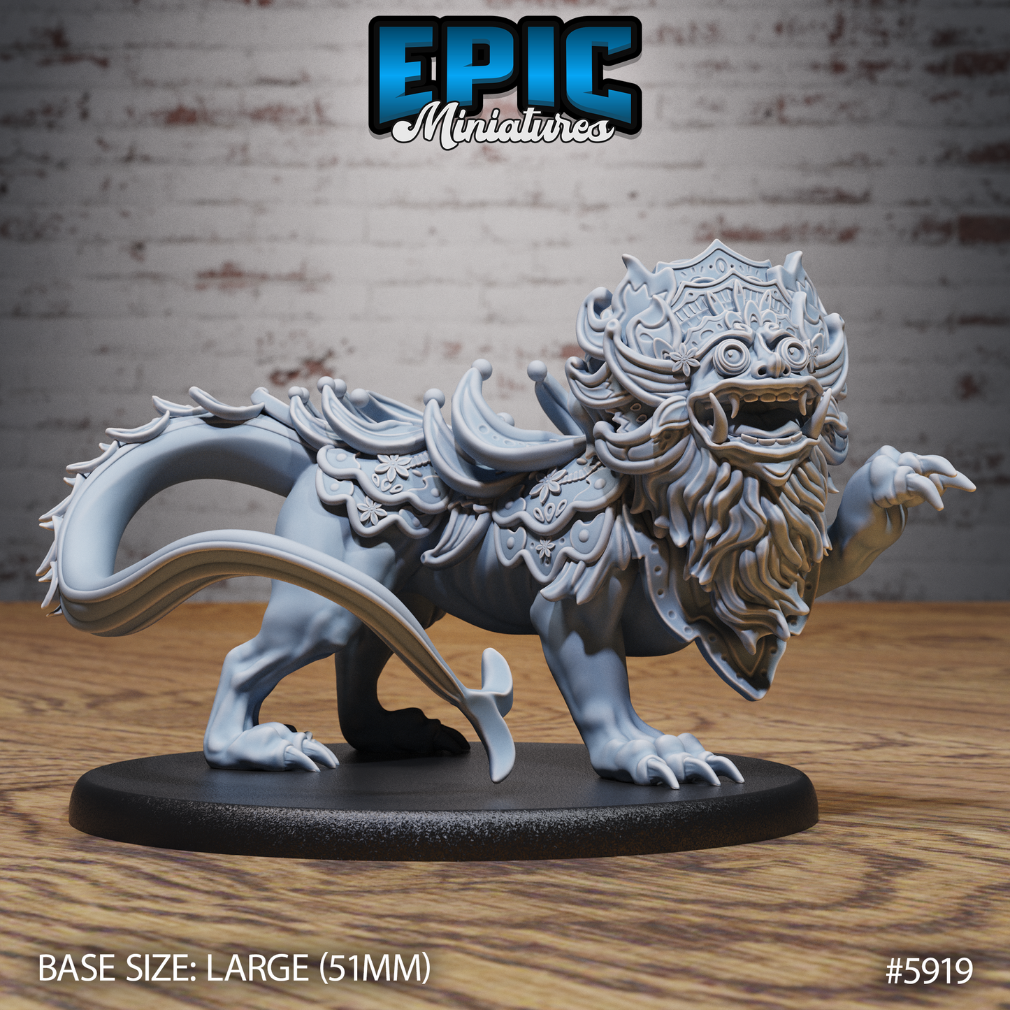 Guardian Lion (3 Variants Available) - Epic Miniatures