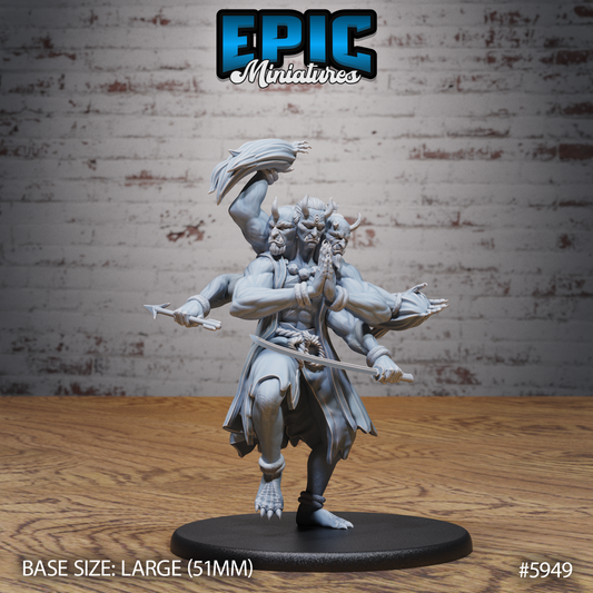 3 Heads Oni (3 Variants Available) - Epic Miniatures