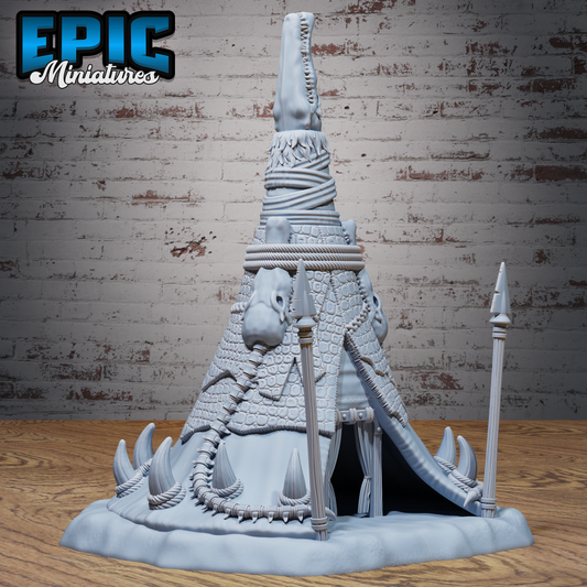 Snow Orc Chief Tent - Epic Miniatures