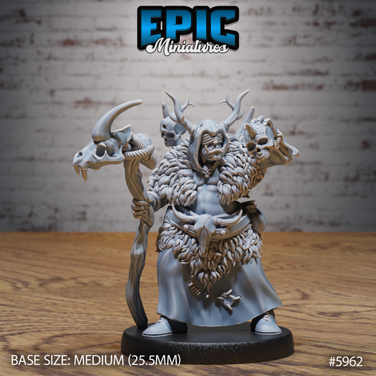 Snow Orcs, Set 2 (4 Variants Available) - Epic Miniatures