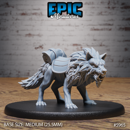 Snow Warg - Epic Miniatures