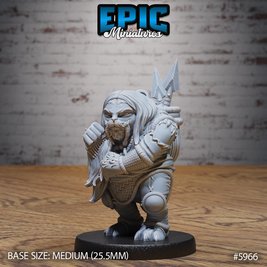 Walrus Folk Huntress (3 Variants Available) - Epic Miniatures