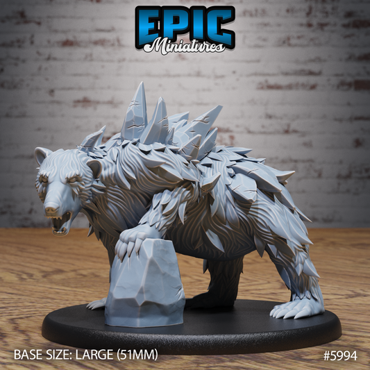 Magical Frost Bear (4 Variants Available) - Epic Miniatures