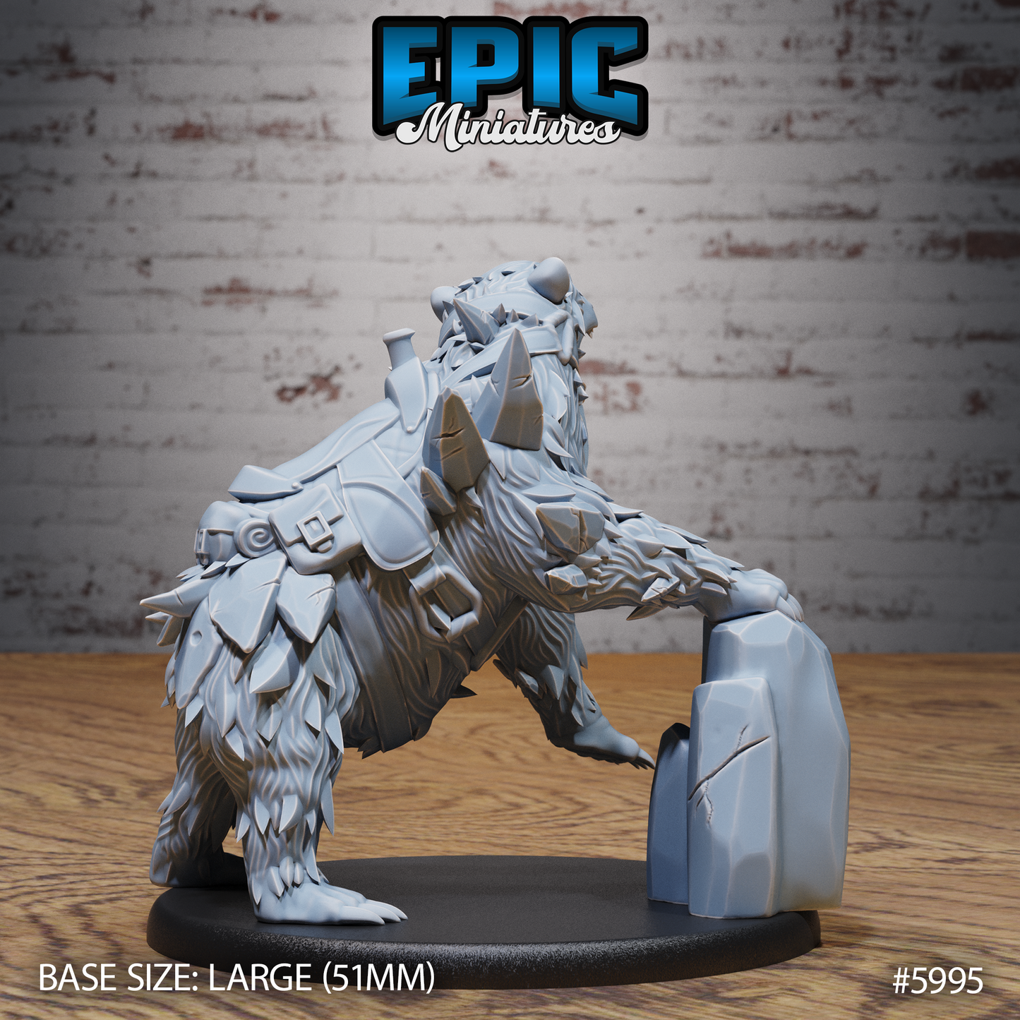Magical Frost Bear (4 Variants Available) - Epic Miniatures
