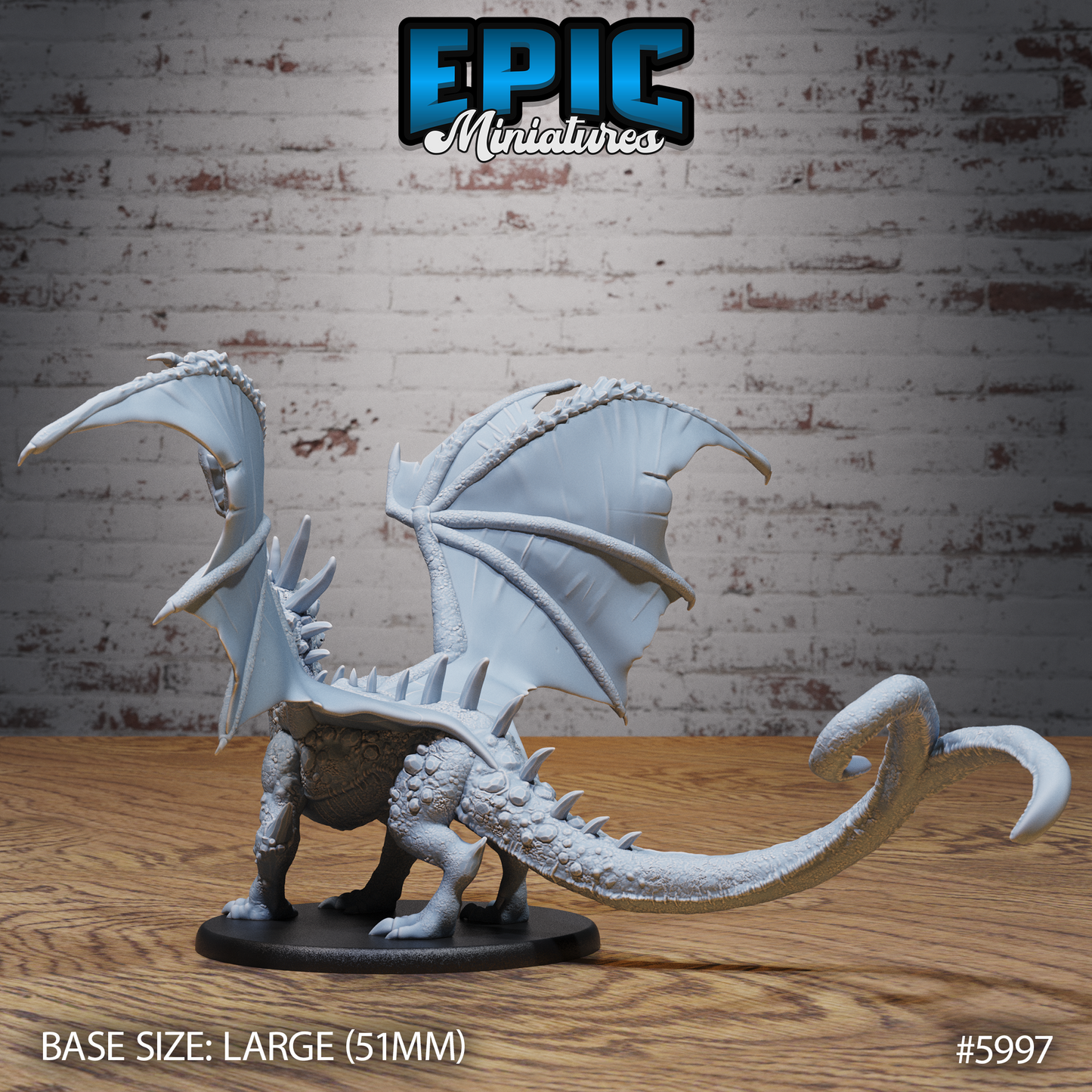Crystal Dragon (5 Variants Available) - Epic Miniatures