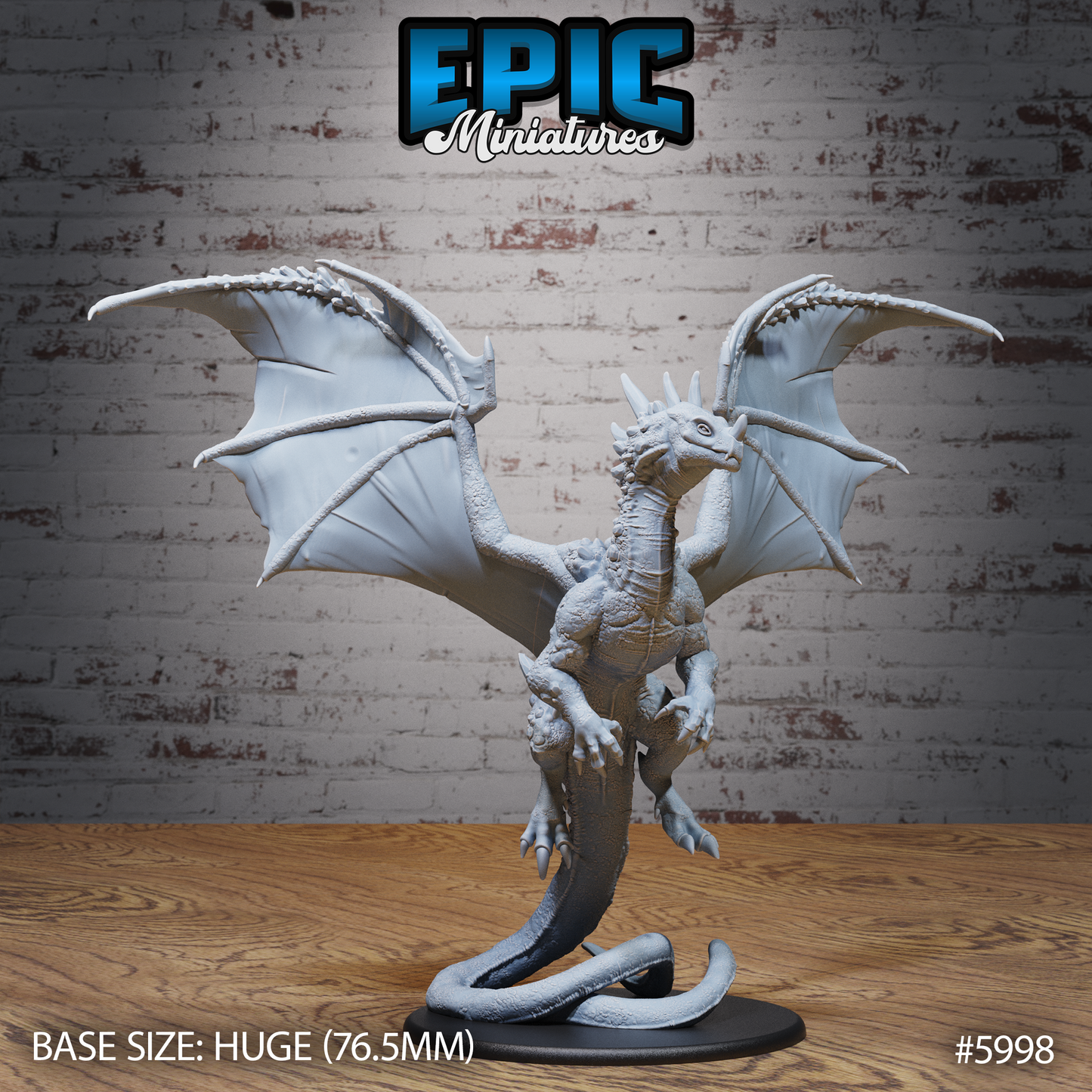Crystal Dragon (5 Variants Available) - Epic Miniatures