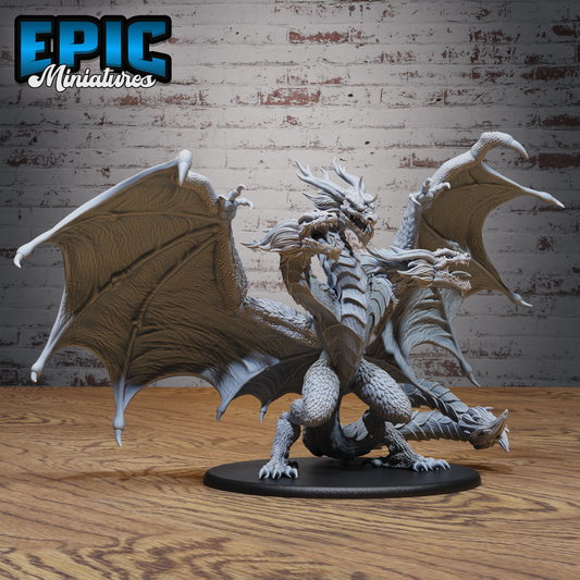 Trinity Horned Wyvern - Epic Miniatures
