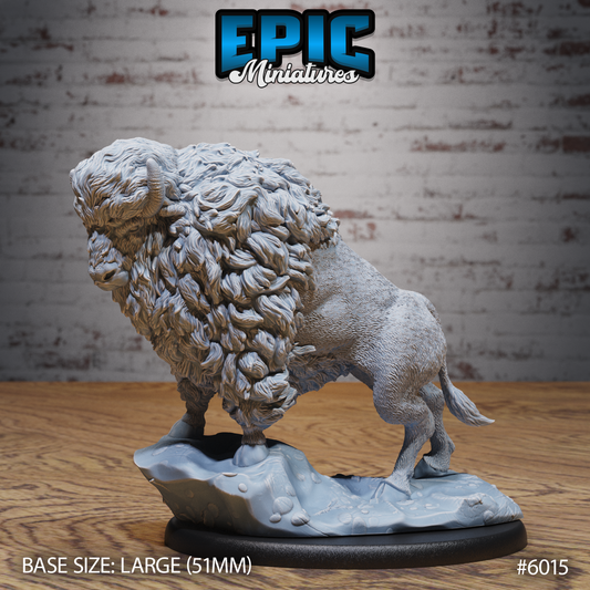 Bison (3 Variants Available) - Epic Miniatures