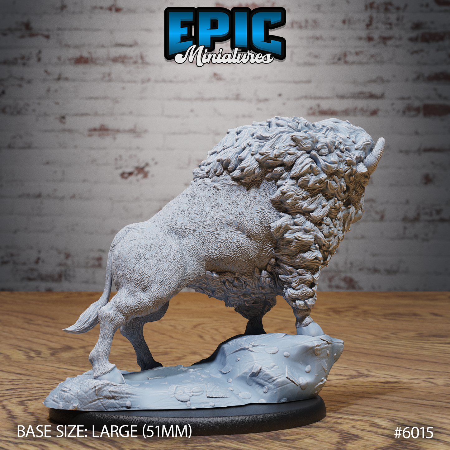Bison (3 Variants Available) - Epic Miniatures