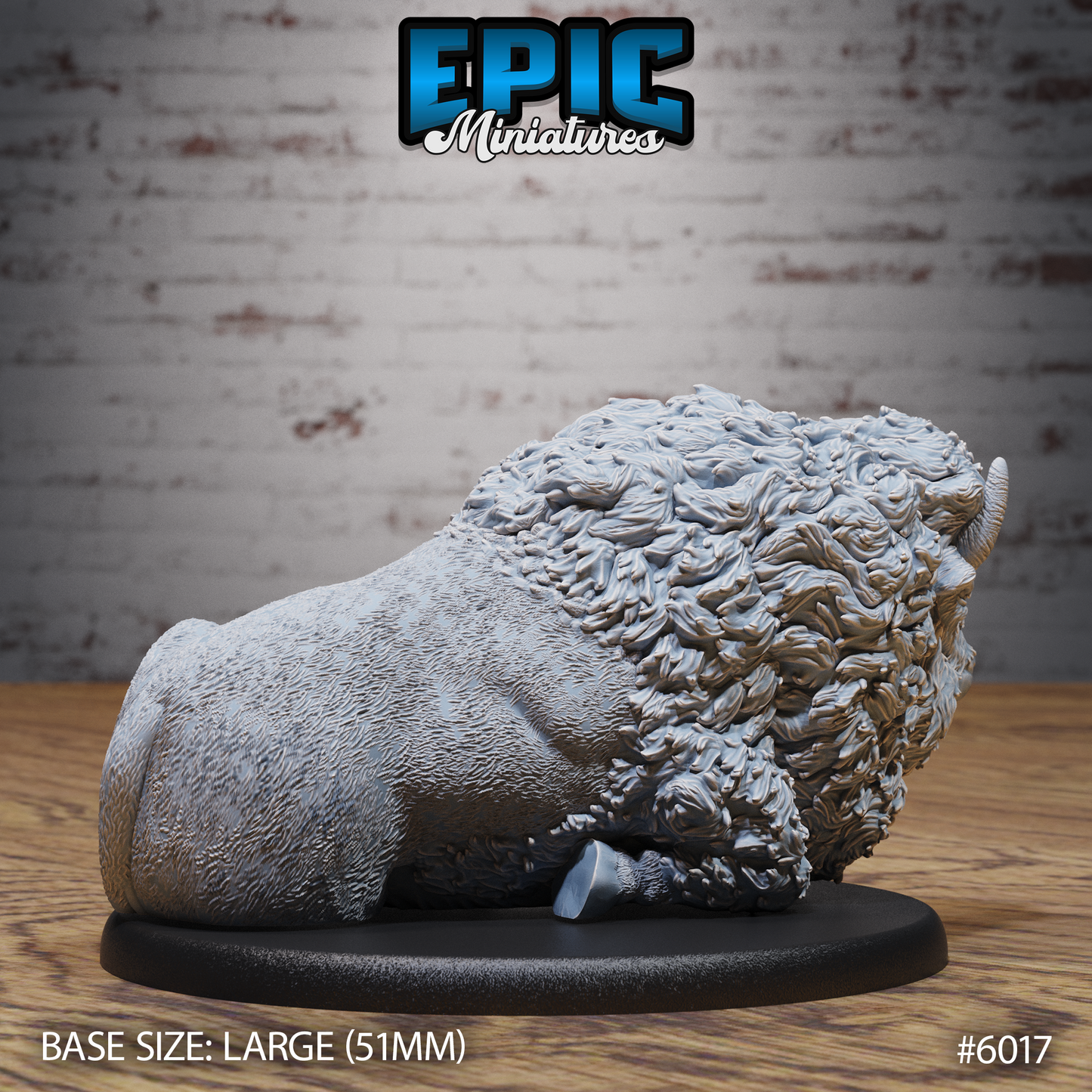 Bison (3 Variants Available) - Epic Miniatures