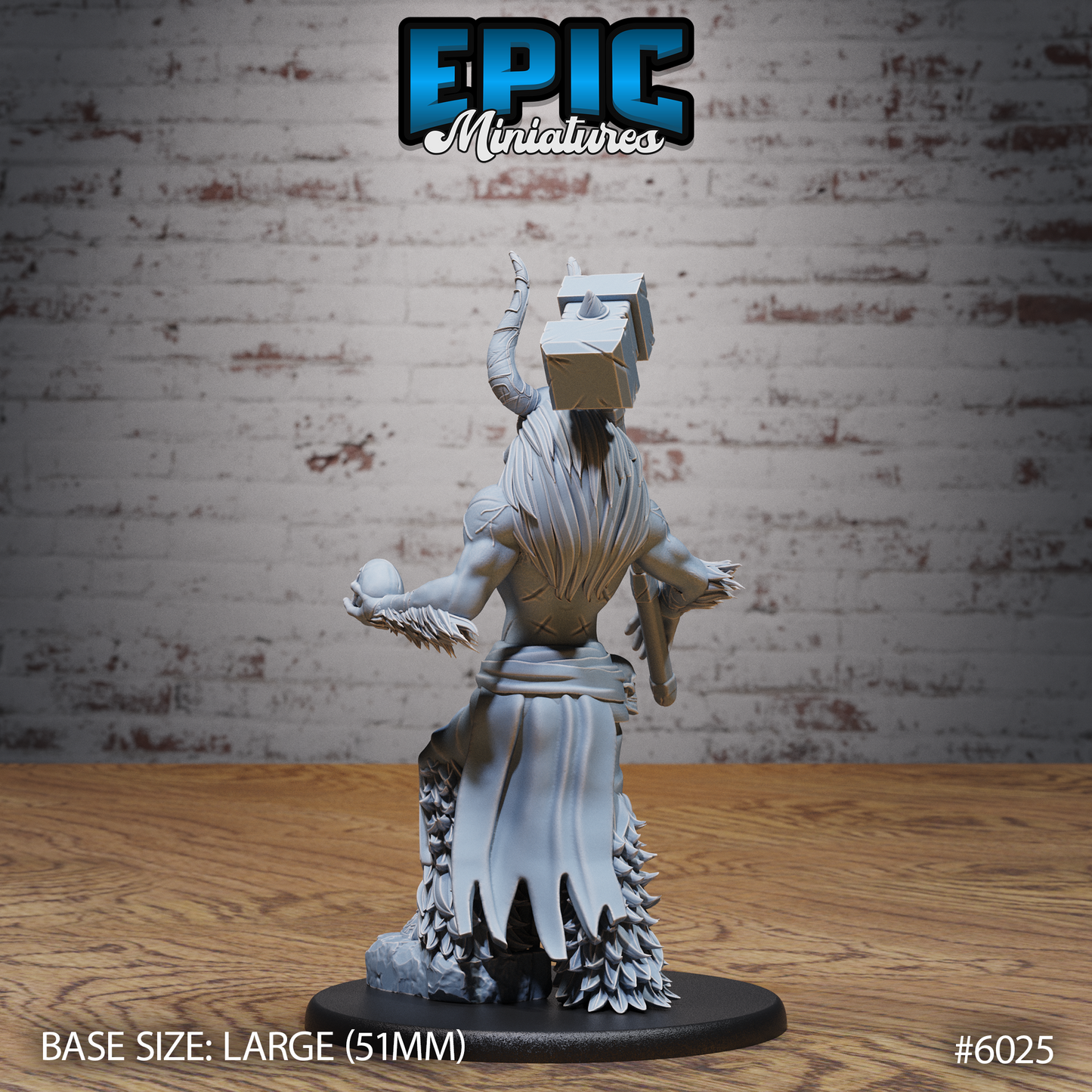 Bull Spirit Warrior (3 Variants Available) - Epic Miniatures