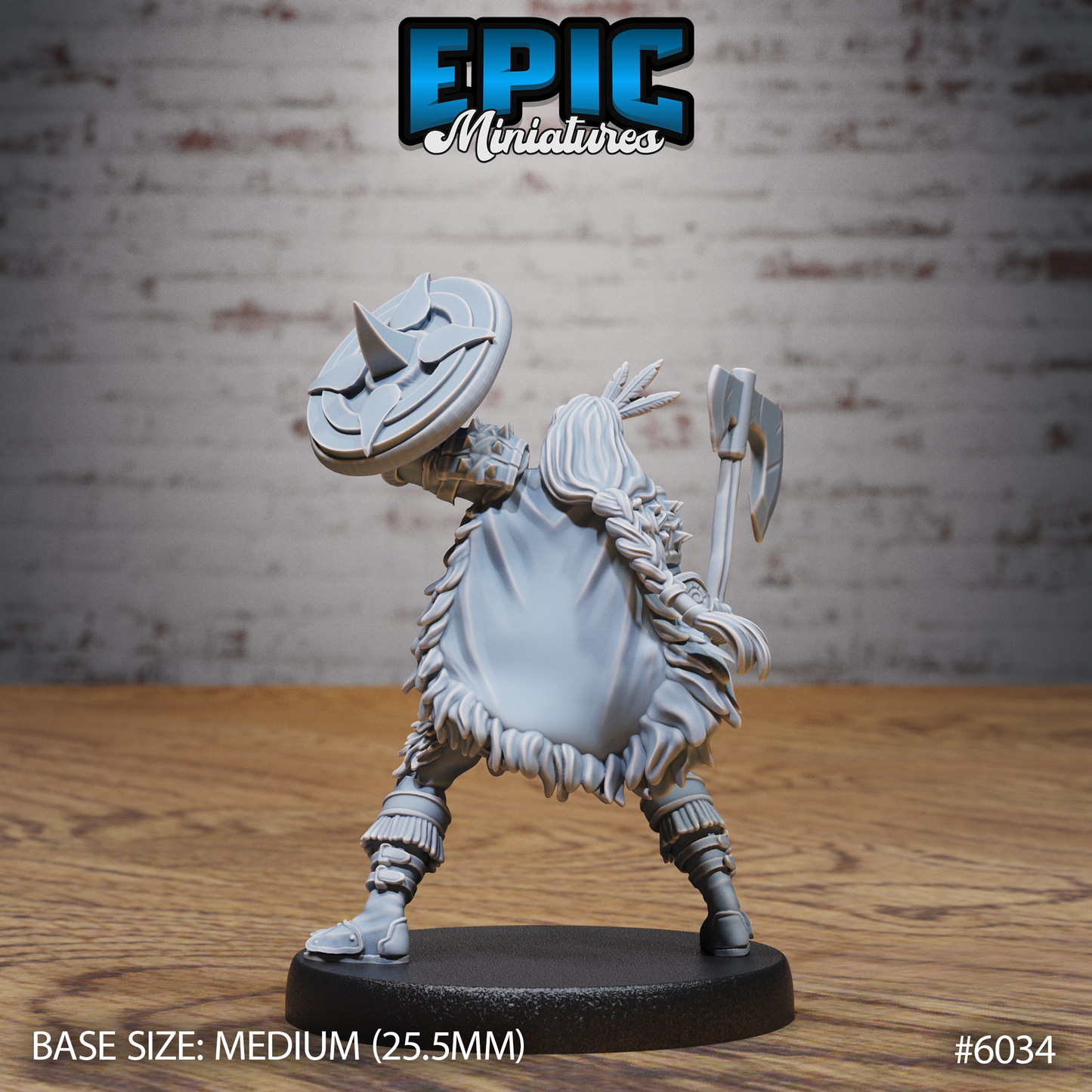 Native Adventurer - Axes (2 Variants Available) - Epic Miniatures (Copy)